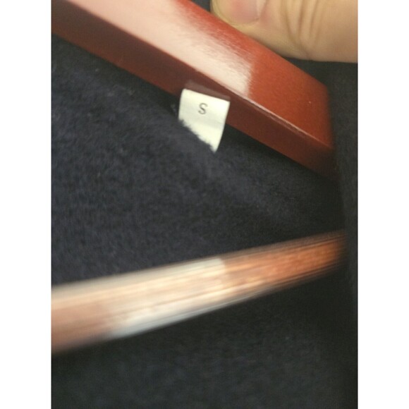 Sandro Full Zip Up Jacket, 100% Wool, Navy Blue, Size S - Picture 4 of 10